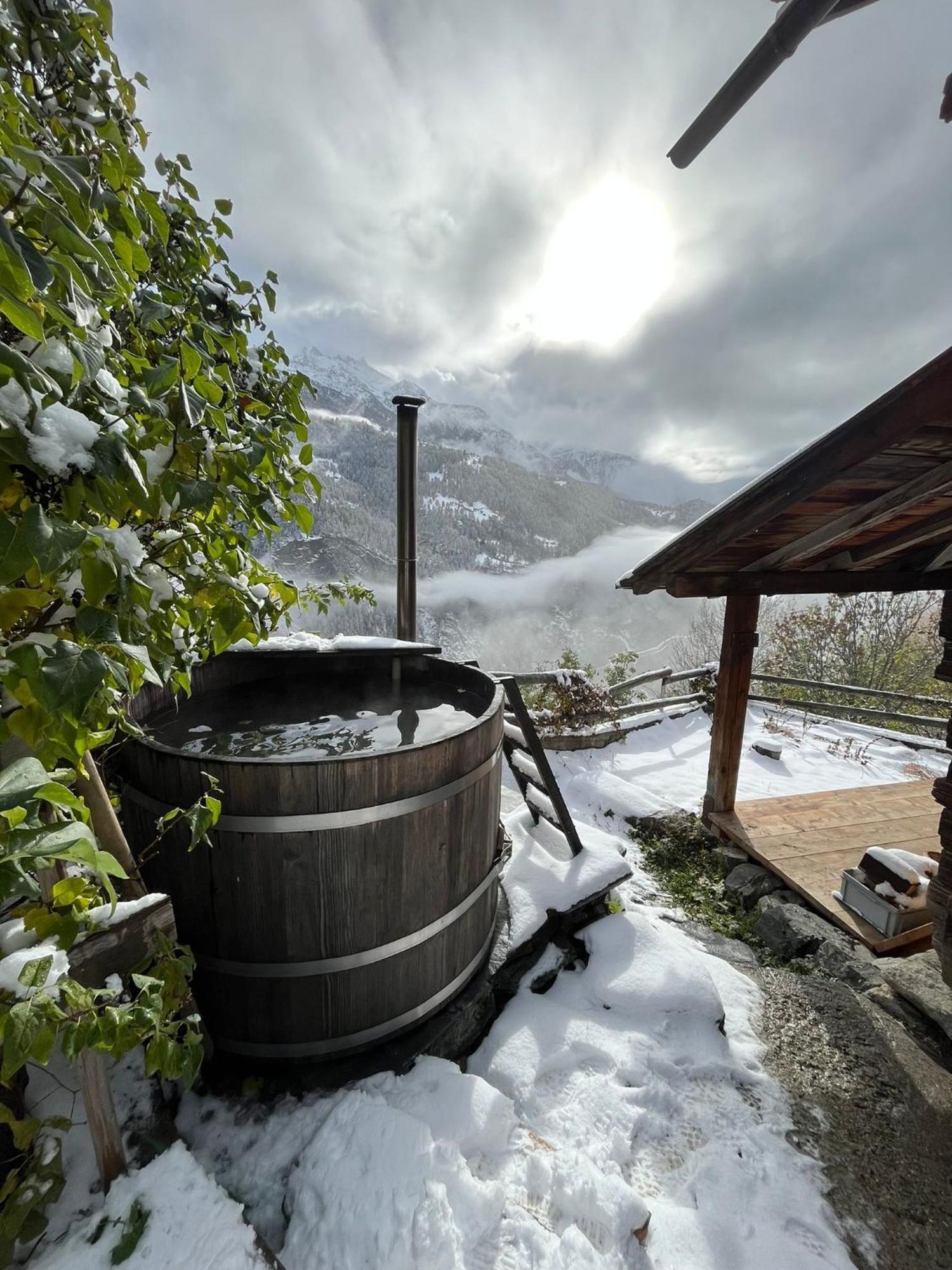 Chalet La Paz With Hotpot And Sauna Βίλα Törbel Εξωτερικό φωτογραφία